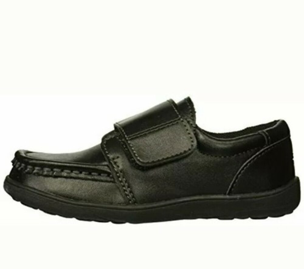 See Kai Run Boys' Ross II School Uniform Shoe, Black, 4 M US Toddler